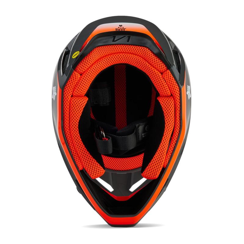 Capacete de motocross Fox Racing V1 Ballast Cinza Tamanho M
